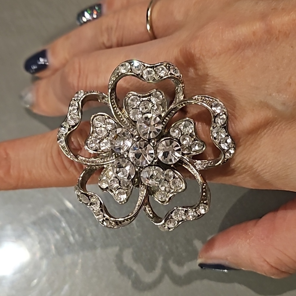 Large Flower Ring